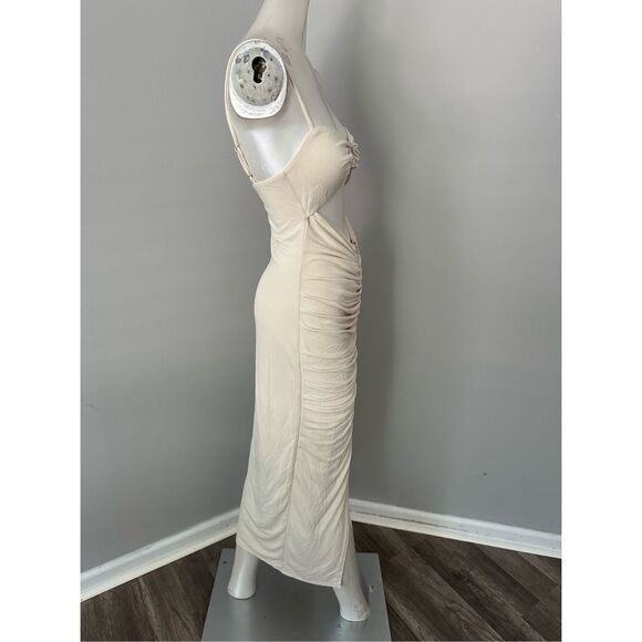 Camila Coelho Yasmeen Midi Dress in Beige - Picture 8 of 10